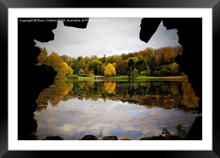Stourhead Outlook Framed Mounted Print by Zena Clothier