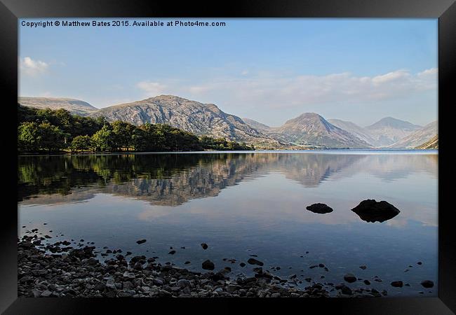  Wast Water Framed Print by Matthew Bates
