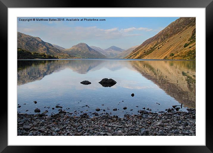 Wast Water  Framed Mounted Print by Matthew Bates