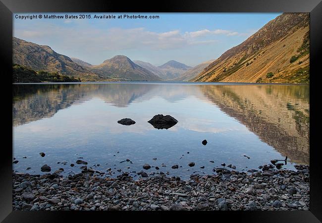 Wast Water  Framed Print by Matthew Bates
