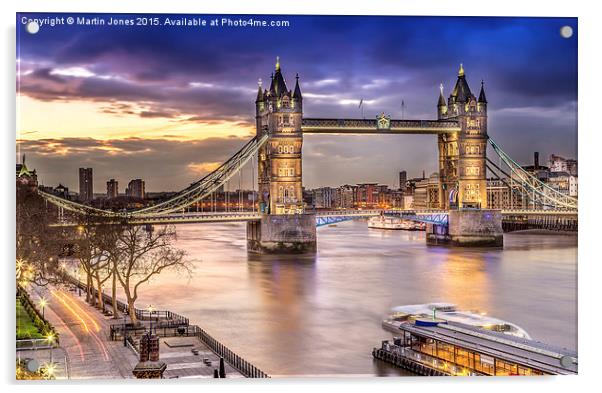  Tower Bridge Acrylic by K7 Photography