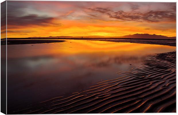  Arran Sunset Canvas Print by Sam Smith