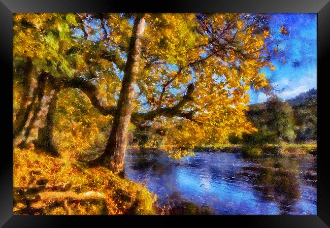 Autumn River  Framed Print by Ian Mitchell