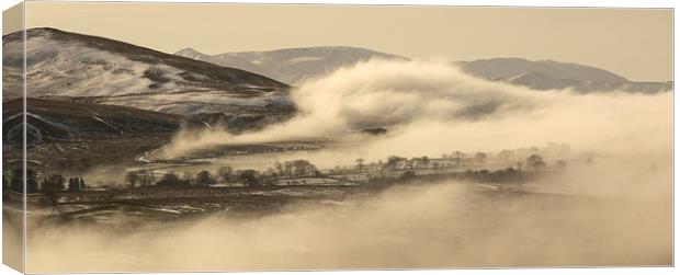  Lake District Mist Canvas Print by Gavin Wilson