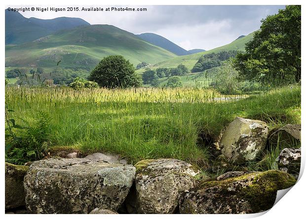  MOUNTANS AND LIGHT Print by Nigel Higson