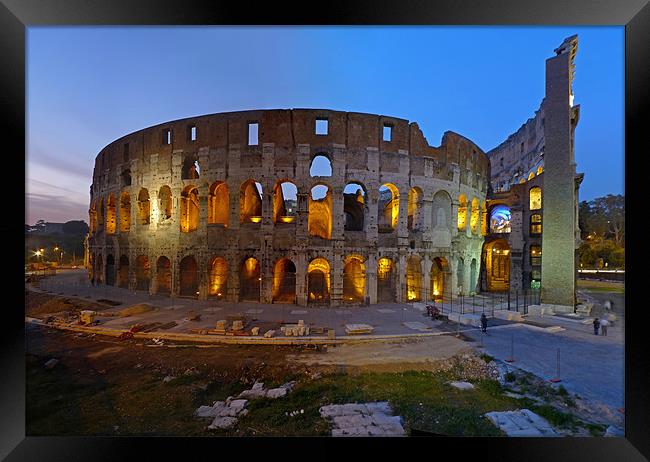 Colosseum Framed Print by Luigi Scuderi