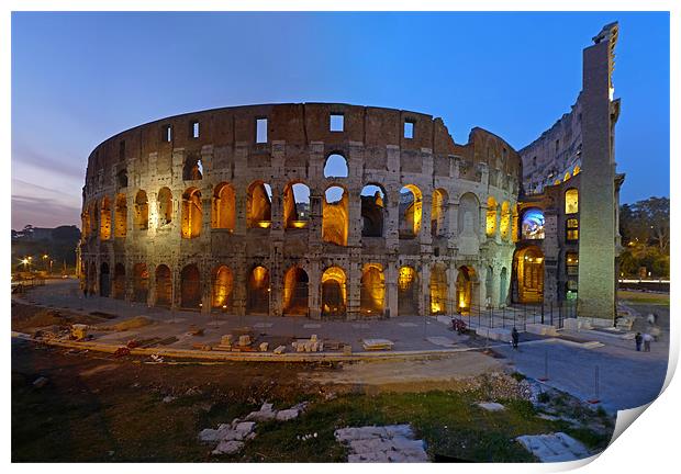 Colosseum Print by Luigi Scuderi