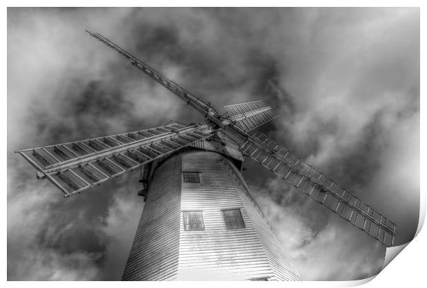 Upminster Windmill Essex Print by David Pyatt