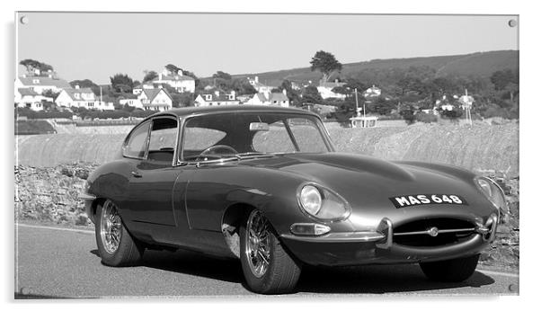  The E-Type Jag Acrylic by Stephen Ward