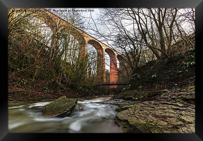  Water Under The Bridge Framed Print by keith sayer