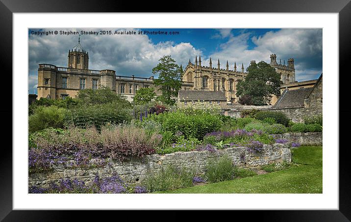  Christ Church College Framed Mounted Print by Stephen Stookey