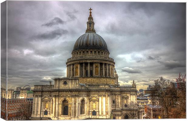  St Paul's Cathedral Canvas Print by Dean Messenger