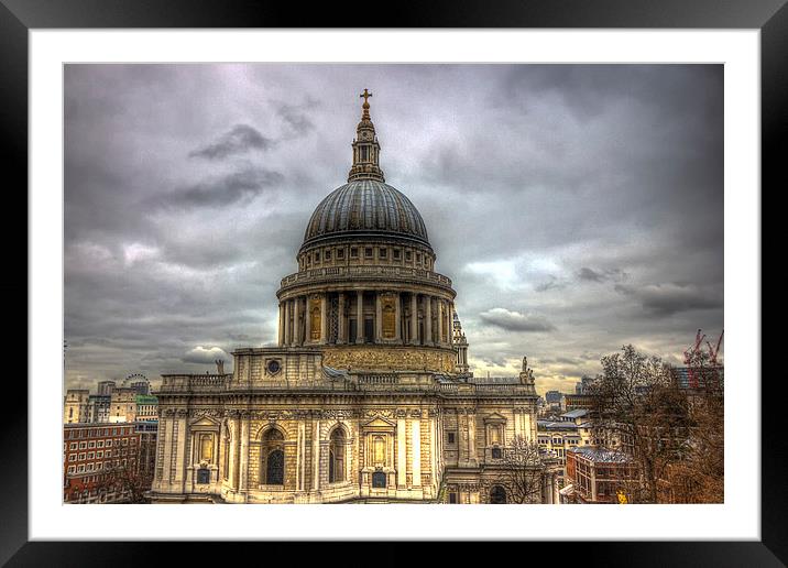  St Paul's Cathedral Framed Mounted Print by Dean Messenger
