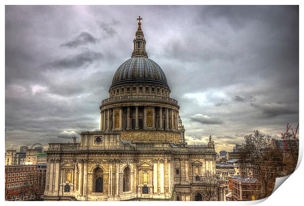  St Paul's Cathedral Print by Dean Messenger