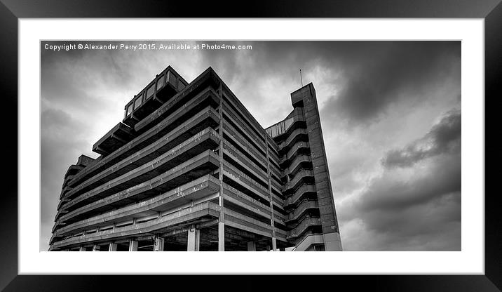  Get Carter - Trinity Square Framed Mounted Print by Alexander Perry