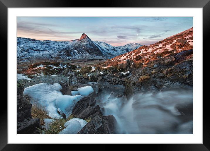  Dawn in the Ogwen valley Framed Mounted Print by Rory Trappe