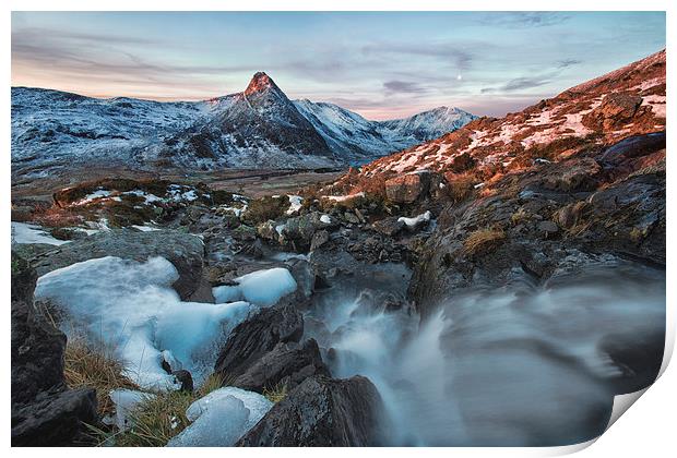  Dawn in the Ogwen valley Print by Rory Trappe