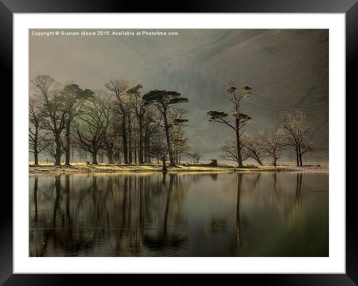 Buttermere Framed Mounted Print by Graham Moore