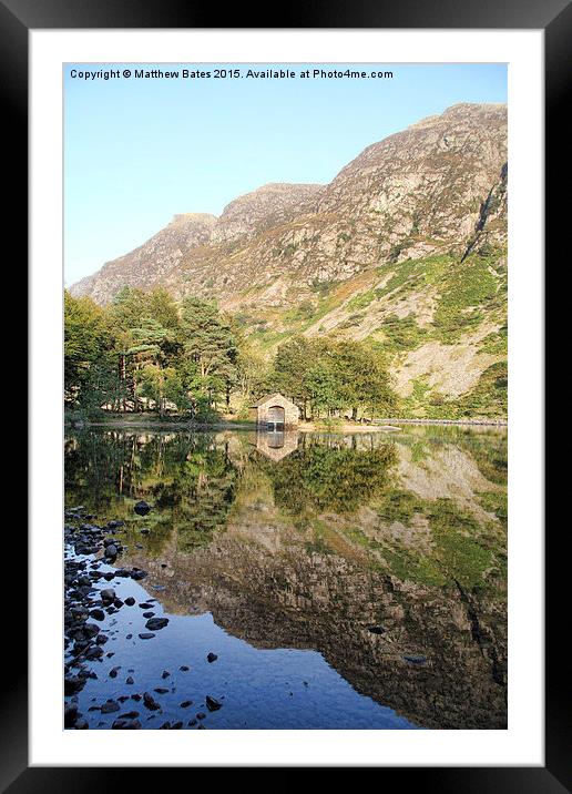 Wast Water Framed Mounted Print by Matthew Bates