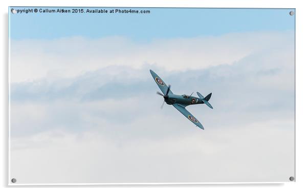 Supermarine Spitfire PR MkXI Acrylic by Callum Aitken