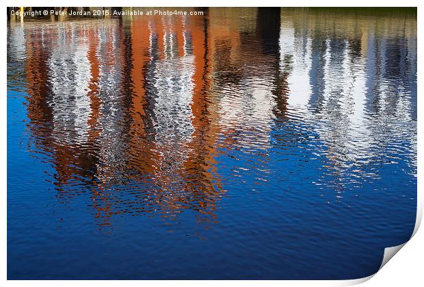  Whitby Reflections 1 Print by Peter Jordan