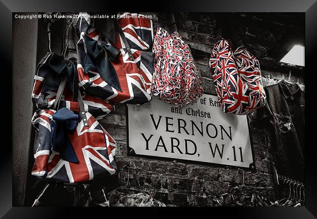  Vernon Yard Framed Print by Rob Hawkins