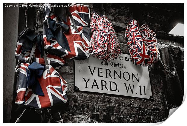  Vernon Yard Print by Rob Hawkins