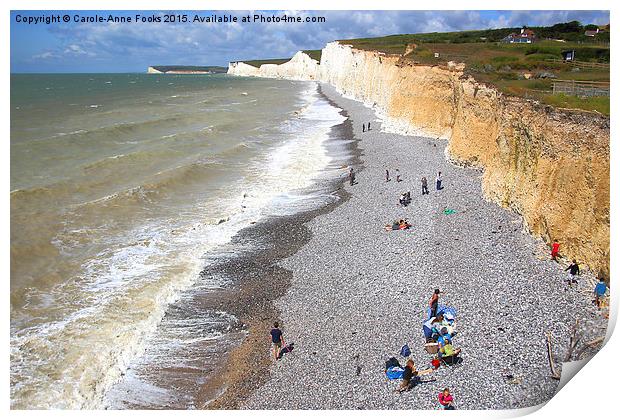  Seven Sisters From Birling Gap   Print by Carole-Anne Fooks