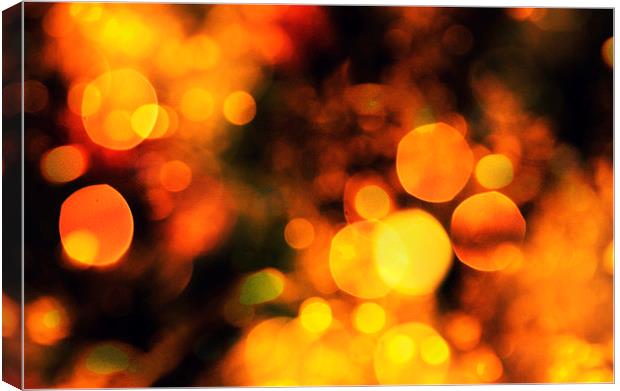 Coloured Bokeh  Canvas Print by Andrew David Photography 