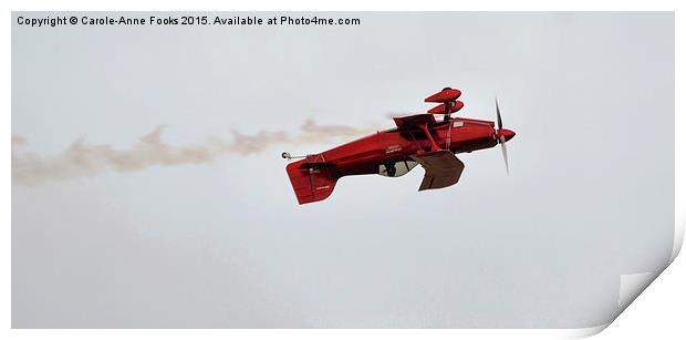  Aerobatics with Chris Sperou Print by Carole-Anne Fooks
