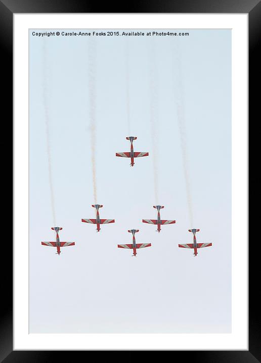   The Roulettes Framed Mounted Print by Carole-Anne Fooks