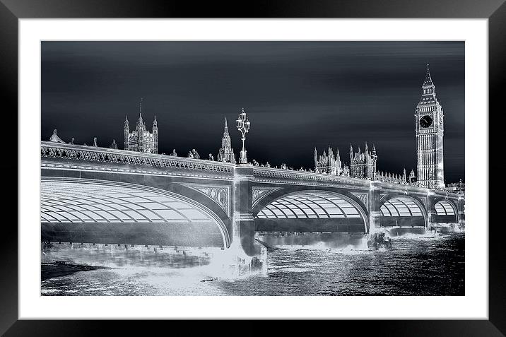  London Framed Mounted Print by Louise Godwin