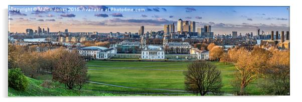  London City Skyline Greenwich Acrylic by K7 Photography