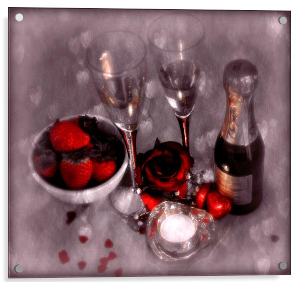  valentines Acrylic by sue davies