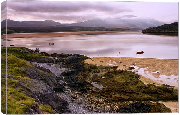  Kyle of Durness Peace and Calm Canvas Print by Jacqi Elmslie