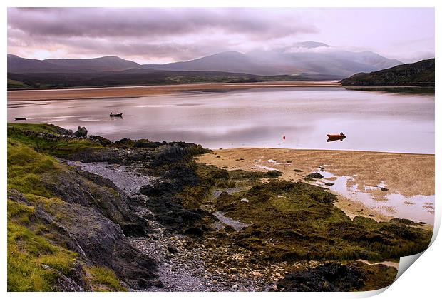  Kyle of Durness Peace and Calm Print by Jacqi Elmslie