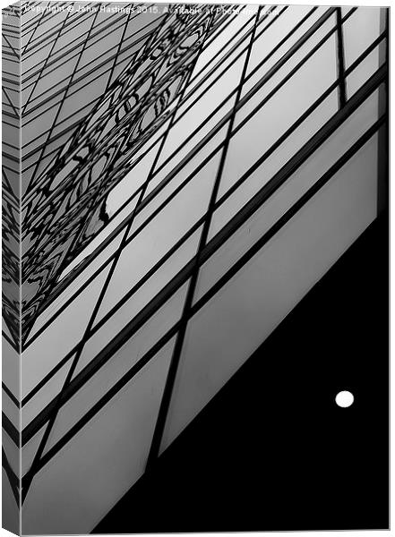 Cityscape Geometry Canvas Print by John Hastings