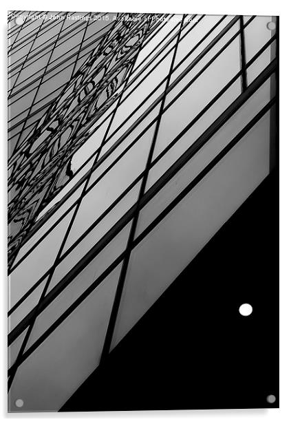 Cityscape Geometry Acrylic by John Hastings