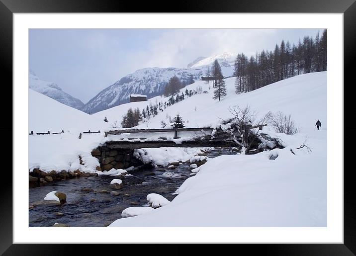  The bridge Framed Mounted Print by Steven Plowman