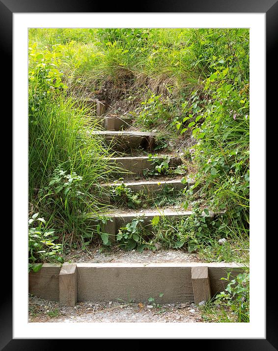  STAIRWAY TO HAVEN Framed Mounted Print by Graham Whyte