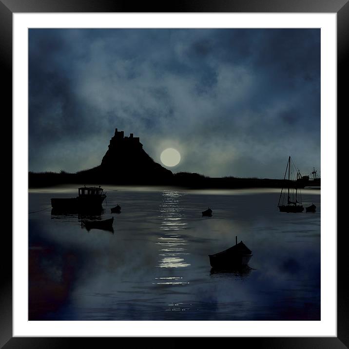 Lindisfarne Castle Framed Mounted Print by Tanya Hall