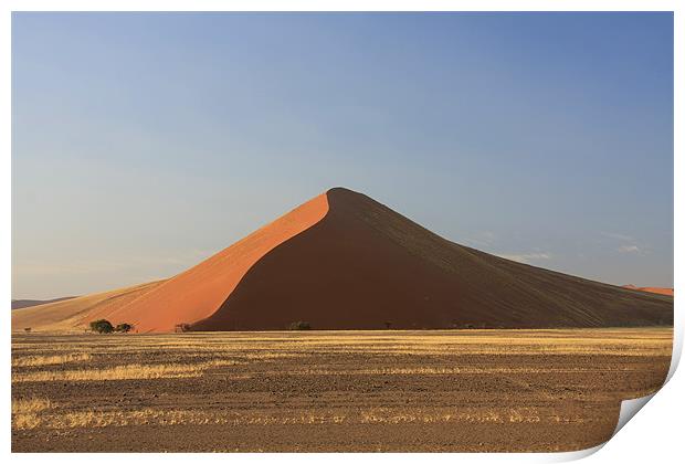 Sossusvlei sand dune national park Print by Gail Johnson