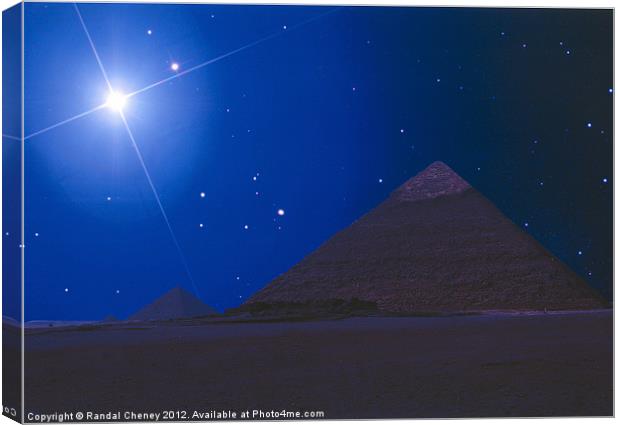 The Star of David Canvas Print by Randal Cheney