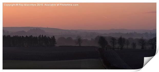  Dawn Over Fife Print by Roy Macintyre