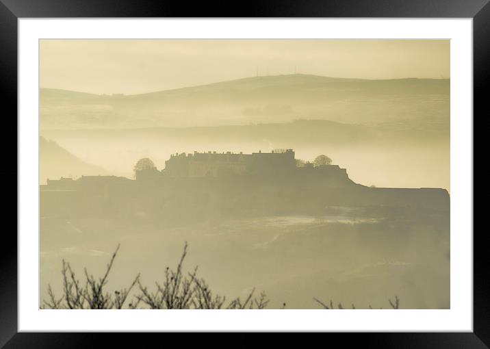  Misty Castle View Framed Mounted Print by Garry Quinn