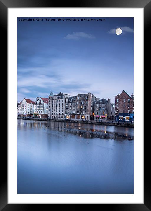 The Shore Leith Framed Mounted Print by Keith Thorburn EFIAP/b