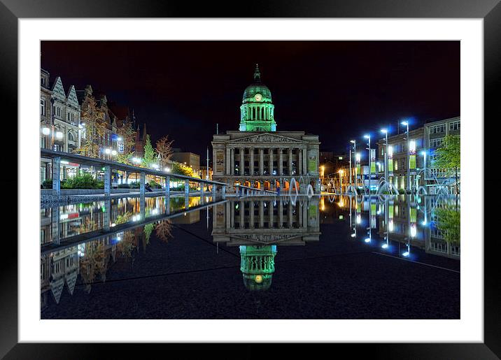  The Mirrored Square Framed Mounted Print by Steve Cole