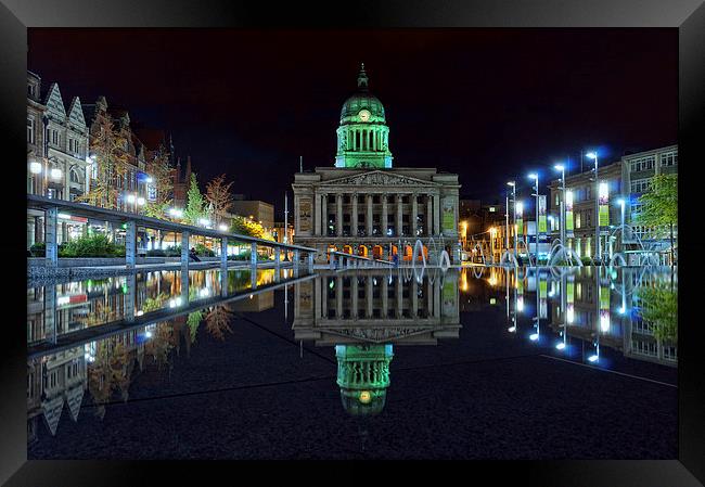  The Mirrored Square Framed Print by Steve Cole