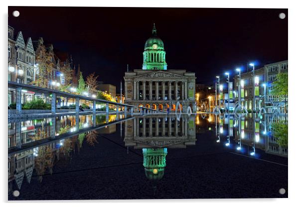  The Mirrored Square Acrylic by Steve Cole