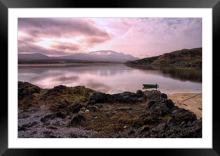 Evening Calm Durness  Framed Mounted Print by Jacqi Elmslie